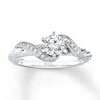 Thumbnail Image 1 of Previously Owned Angel Sanchez Ring 1/2 ct tw Round-cut Diamonds 14K White Gold