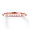 Thumbnail Image 1 of Previously Owned Diamond Wedding Band 1/15 ct tw Round-cut 10K Rose Gold
