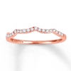 Thumbnail Image 1 of Previously Owned Diamond Wedding Band 1/6 ct tw Round-cut 14K Rose Gold