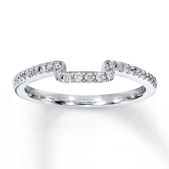 Previously Owned Diamond Wedding Band 1/6 ct tw Round-cut 14K White Gold
