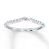 Thumbnail Image 1 of Previously Owned Diamond Wedding Band 1/15 ct tw Round-cut 14K White Gold