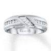 Previously Owned Ever Us Men's Two-Stone Ring 1/2 ct tw Diamonds 14K White Gold