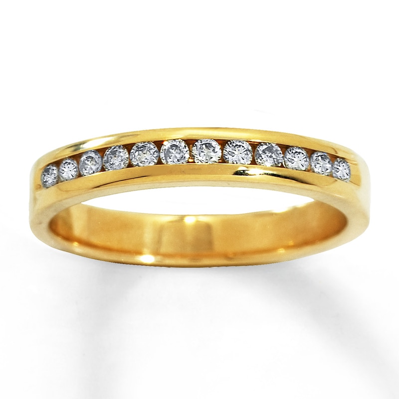 Main Image 1 of Previously Owned Diamond Anniversary Band 1/4 ct tw Round-cut 14K Yellow Gold