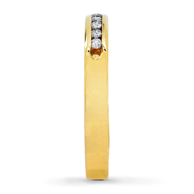 Main Image 3 of Previously Owned Diamond Anniversary Band 1/4 ct tw Round-cut 14K Yellow Gold