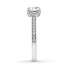 Thumbnail Image 3 of Previously Owned Diamond Engagement Ring 1-1/3 ct tw Round-cut 14K White Gold