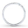Thumbnail Image 2 of Previously Owned Diamond Wedding Band 1/10 ct tw Round-cut 14K White Gold