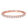 Previously Owned Diamond Wedding Band 1/4 ct tw 10K Rose Gold