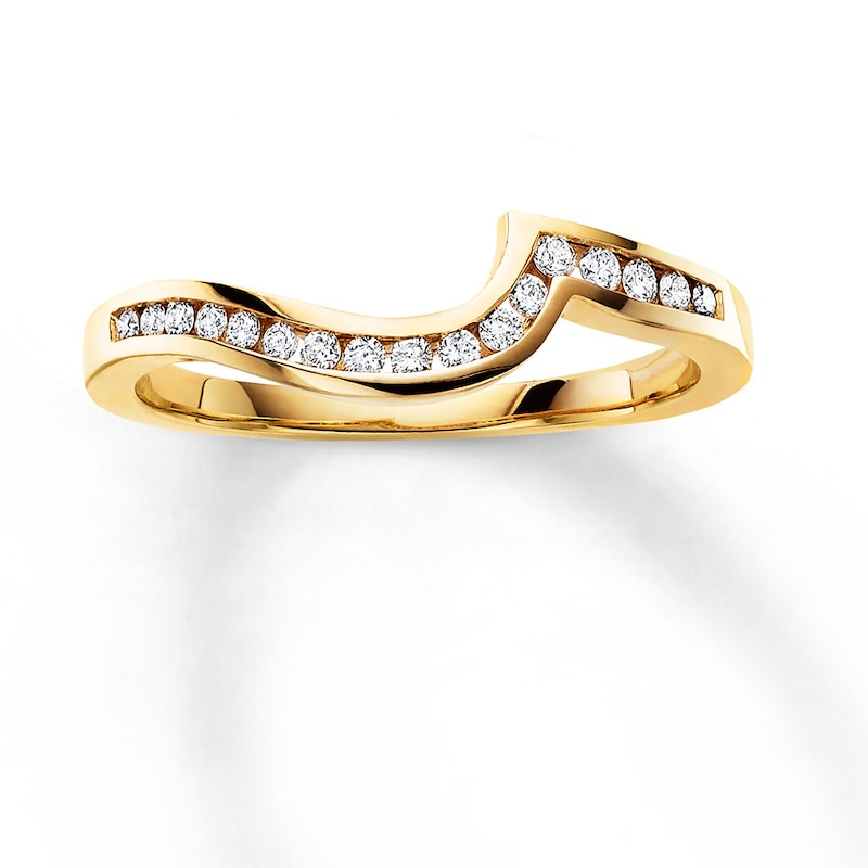 Main Image 1 of Previously Owned Diamond Ring 1/6 ct tw Round-cut 10K Yellow Gold