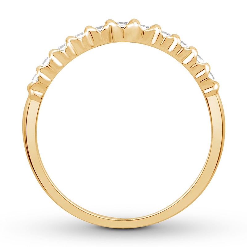 Previously Owned Diamond Anniversary Band 1/4 ct tw Round-cut 10K Yellow Gold