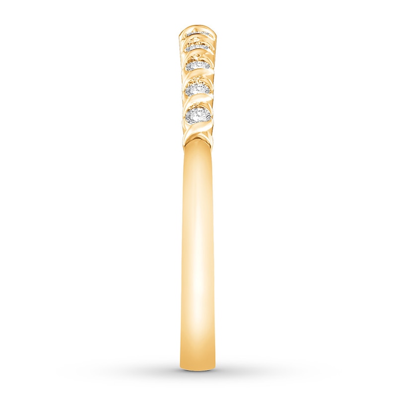 Previously Owned Diamond Anniversary Band 1/4 ct tw Round-cut 10K Yellow Gold