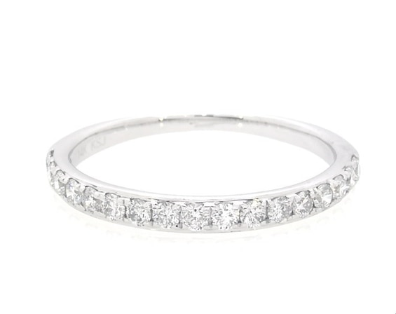 Previously Owned Diamond Anniversary Ring 3/8 ct tw 14K White Gold