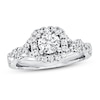 Thumbnail Image 0 of Previously Owned Diamond Engagement Ring 7/8 ct tw Round-cut 14K White Gold