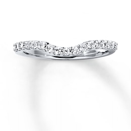Previously Owned Diamond Band 1/4 ct tw Round-cut 14K White Gold