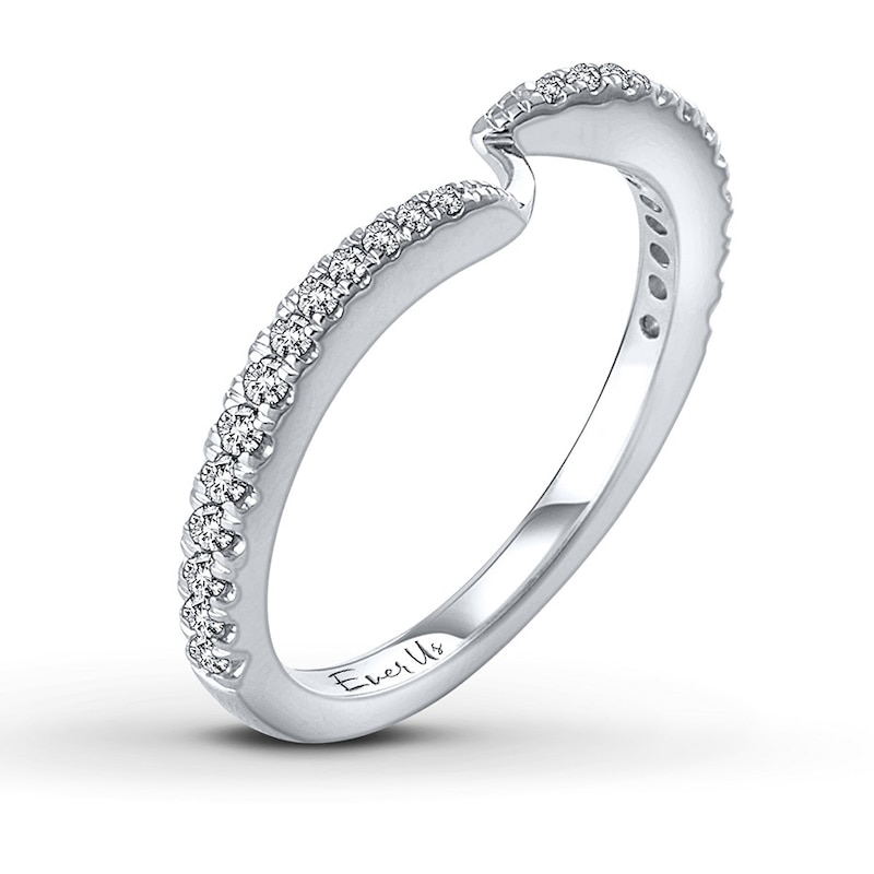 Main Image 2 of Previously Owned Ever Us Band 1/4 ct tw Round-cut Diamonds 14K White Gold