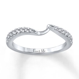 Previously Owned Ever Us Diamond Band 1/5 ct tw Round-cut 14K White Gold