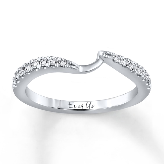 Previously Owned Ever Us Diamond Band 1/5 ct tw Round-cut 14K White Gold