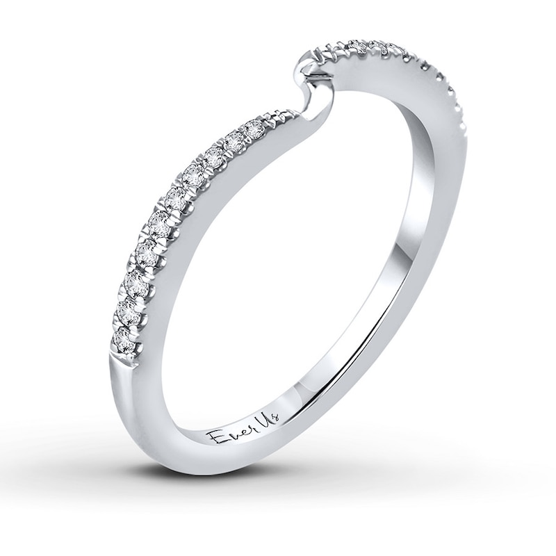 Previously Owned Ever Us Diamond Ring 1/8 ct tw Round-cut 14K White Gold
