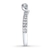 Thumbnail Image 3 of Previously Owned Ever Us Diamond Ring 1/8 ct tw Round-cut 14K White Gold