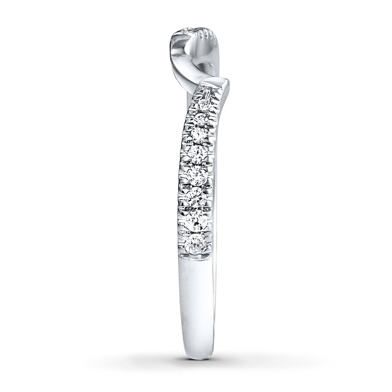 Previously Owned Ever Us Diamond Ring 1/8 ct tw Round-cut 14K White Gold