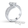 Thumbnail Image 2 of Previously Owned Ever Us Diamond Band 1/8 ct tw Round-cut 14K White Gold