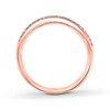 Thumbnail Image 1 of Previously Owned Diamond Wedding Band 1/10 ct tw Round-cut 14K Rose Gold