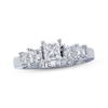 Thumbnail Image 0 of Previously Owned THE LEO Diamond Engagement Ring 1-1/6 ct tw Princess-cut 14K White Gold