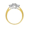 Previously Owned Three-Stone THE LEO Diamond Engagement Ring 1 ct tw Round-cut 14K Yellow Gold