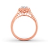 Thumbnail Image 1 of Previously Owned THE LEO Diamond Ring 5/8 ct tw Princess & Round-cut 14K Rose Gold