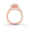 Thumbnail Image 2 of Previously Owned THE LEO Diamond Ring 5/8 ct tw Princess & Round-cut 14K Rose Gold