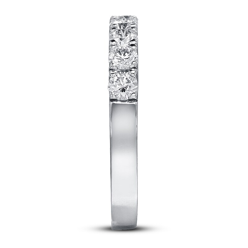 Main Image 3 of Previously Owned THE LEO Diamond Anniversary Band 1-1/2 ct tw Round-cut 14K White Gold