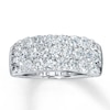 Previously Owned THE LEO Diamond Anniversary Ring 2 ct tw Round-cut 14K White Gold