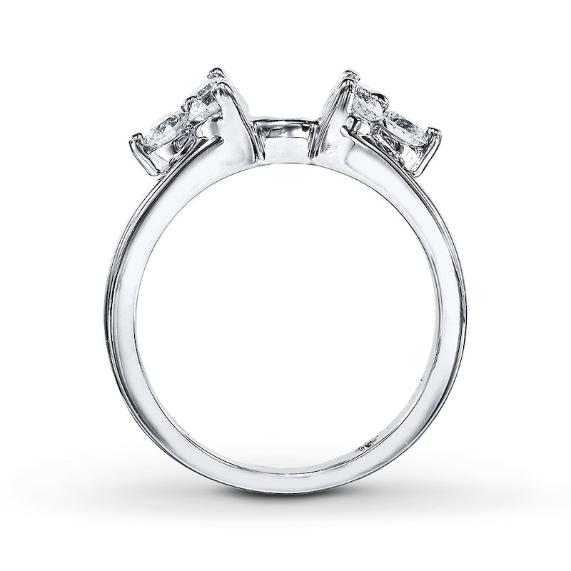 Main Image 2 of Previously Owned THE LEO Diamond Enhancer Ring 3/4 ct tw Round-cut 14K White Gold