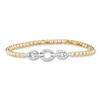 Thumbnail Image 1 of Previously Owned Diamond Stretch Bracelet 1/2 ct tw Round-cut 10K Yellow Gold