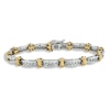 Thumbnail Image 1 of Previously Owned Diamond Bar Bracelet 2 ct tw 10K Two-Tone Gold