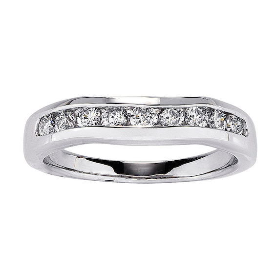 Previously Owned Diamond Ring Enhancer 1/2 ct tw Round-cut 14K White Gold