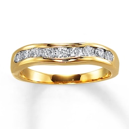 Previously Owned Diamond Enhancer Ring 1/2 ct tw Round-cut 14K Yellow Gold