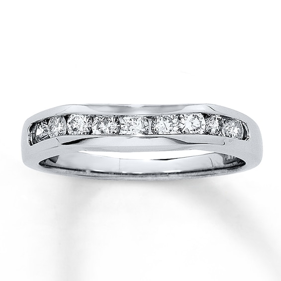 Previously Owned Diamond Wedding Band 1/2 ct tw 14K White Gold