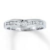 Thumbnail Image 1 of Previously Owned Band 3/8 ct tw Round-cut Diamonds 14K White Gold