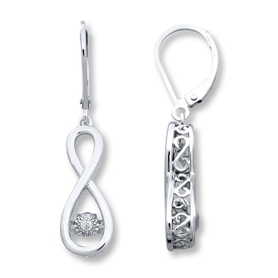 Previously Owned Unstoppable Love 1/20 ct tw Earrings Sterling Silver