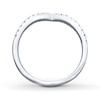 Thumbnail Image 2 of Previously Owned Diamond Band 1/6 ct tw Round-cut 14K White Gold