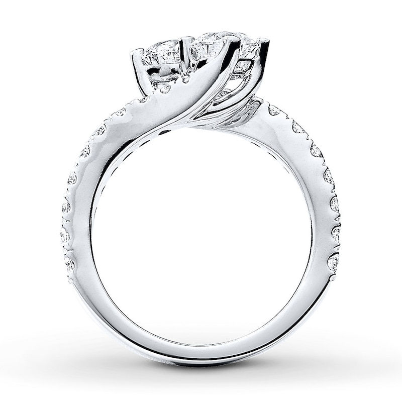 Previously Owned Ever Us Diamond Anniversary Ring 2 ct tw Round-cut 14K White Gold