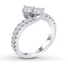 Thumbnail Image 2 of Previously Owned Ever Us Anniversary Ring 1-1/2 ct tw Round-cut Diamonds 14K White Gold
