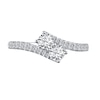 Thumbnail Image 0 of Previously Owned Ever Us Diamond Anniversary Ring 3/4 ct tw Round-cut 14K White Gold