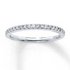 Thumbnail Image 1 of Previously Owned Diamond Wedding Band 1/5 ct tw Round-cut 14K White Gold