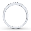 Thumbnail Image 2 of Previously Owned Diamond Wedding Band 1/5 ct tw Round-cut 14K White Gold