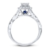 Thumbnail Image 2 of Previously Owned Diamond Ring 1 ct tw Princess/Round-cut Diamonds 14K White Gold