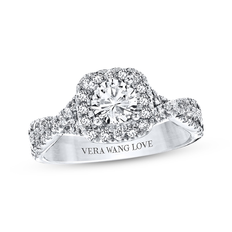 Previously Owned Diamond Ring 1 ct tw Round-cut Diamonds 14K White Gold