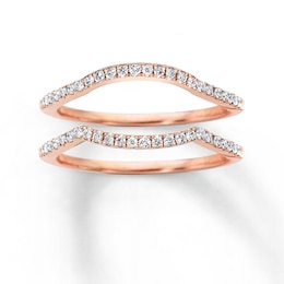 Previously Owned Diamond Wedding Bands 1/4 ct tw Round-cut 14K Rose Gold