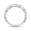 Thumbnail Image 2 of Previously Owned Diamond Wedding Band 1/6 ct tw Round-cut 14K White Gold