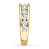 Previously Owned Diamond Wedding Band 1-1/2 ct tw Round-cut 14K Yellow Gold